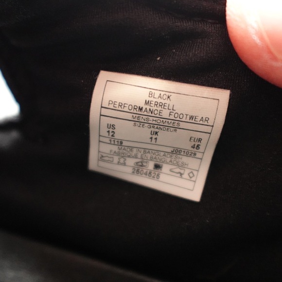 Merrell Sandals Mens 12 Black Performance Footwear Outdoors J001029 Flaws - Picture 10 of 11